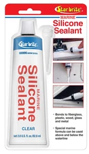 Silicone Sealant Clear 2.8 Oz 082102P, Waterproof Multi Purpose Small Tube Seala