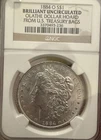 1884 O Morgan Silver Dollar NGC BU Brilliant Uncirculated Olathe Hoard