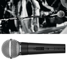 Für Karaoke Schwarz Dynamisches Gesangsmikrofon shur&SM58S Mit An/Ausschalter