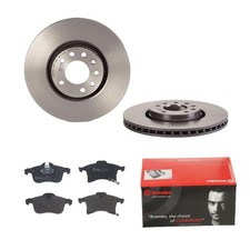 BREMBO BREMSSCHEIBEN Ø308MM + BREMSBELÄGE VORNE FÜR OPEL CORSA D E VAUXHALL 