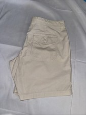 Polo Ralph Lauren Kaki Shorts Size 4 100 Cotton 7  Inseam Low Rise