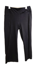 Womens Black Stretch Pants XLG