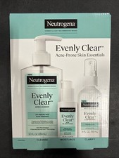 Neutrogena Evenly Clear  Acne-Prone Skin essentials set NEW