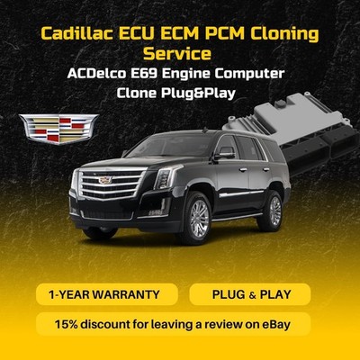 Cadillac ECU ECM PCM Cloning Service ACDelco E69 Engine Computer Clone Plug&Play