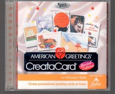 American Greetings CreataCard Special Edition CD-ROM 1 PC Windows 95/98 Cards