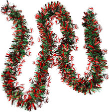 Christmas Tinsel Garland Artificial 19.7 Feet, As the Picture Shows