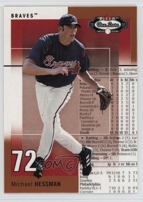 2003 Fleer Box Score Mike Hessman Michael Hessman #126 Rookie RC 3y4