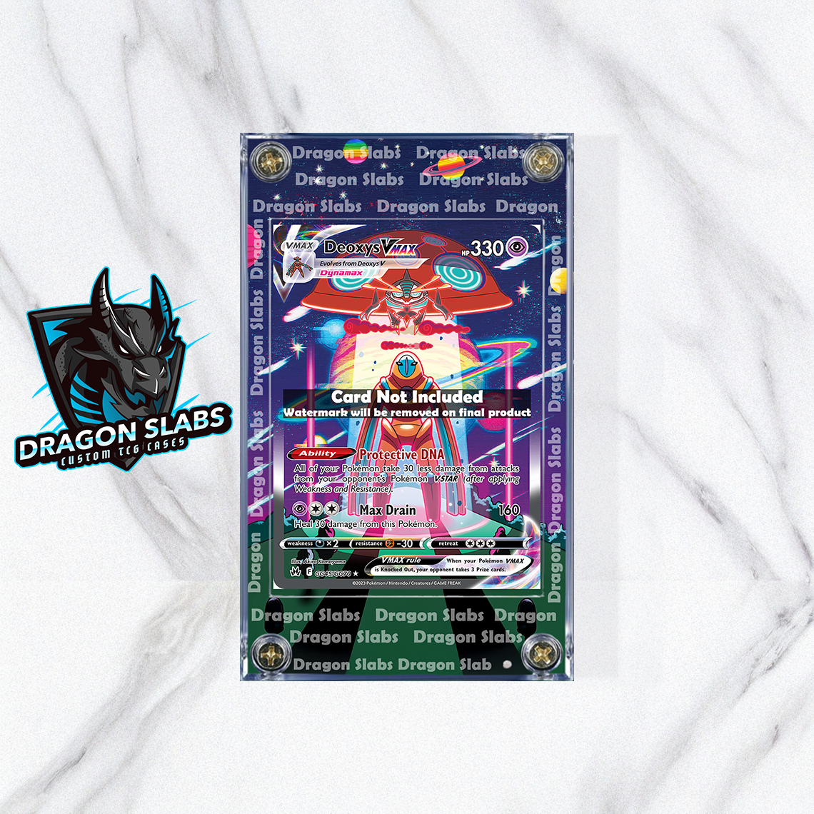 Pokemon Deoxys VMAX GG45/GG70 Crown Zenith Extended Art Case | eBay