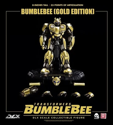 Threezero DLX Transformers Bumblebee Gold  Edition Hummel Figur - Bild 1 von 3
