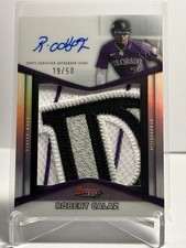 2025 Bowmans Best #PPA-RC Robert Calaz Prospect Patch Auto Relic /50 Rockies