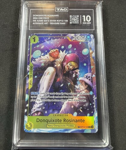Donquixote Rosinante (Alternate Art) graded TAG 10 for sale on eBay
