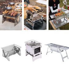 Professional Portable BBQ Barbecue Grill Folding Stove for Cooking Camping