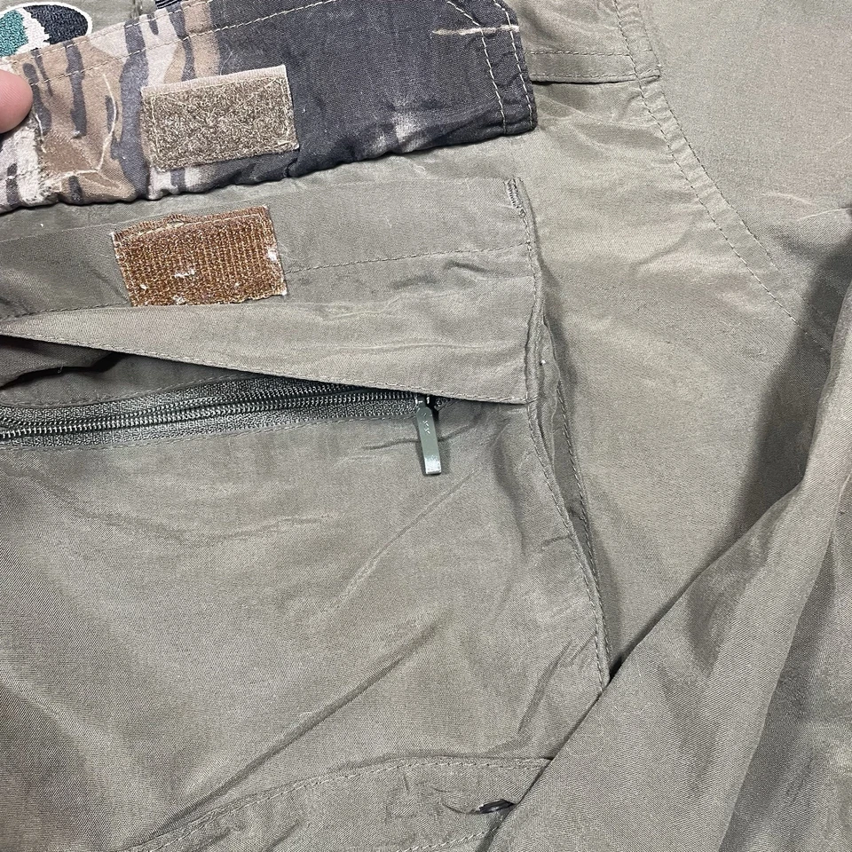 Mossy Oak Green Mesh Camo Vented Fishing Hunting Shirt, Mens size XL.  #6 - Image 3 of 4