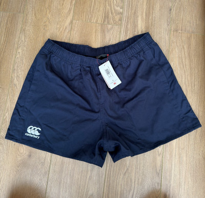Canterbury Herren Rugbyshorts Größe 2XL neu mit Etikett marineblau Fitnessstudio Training Taschen CCC