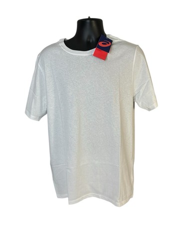 ASICS Men’s White Team Event Logo T-Shirt Size Large