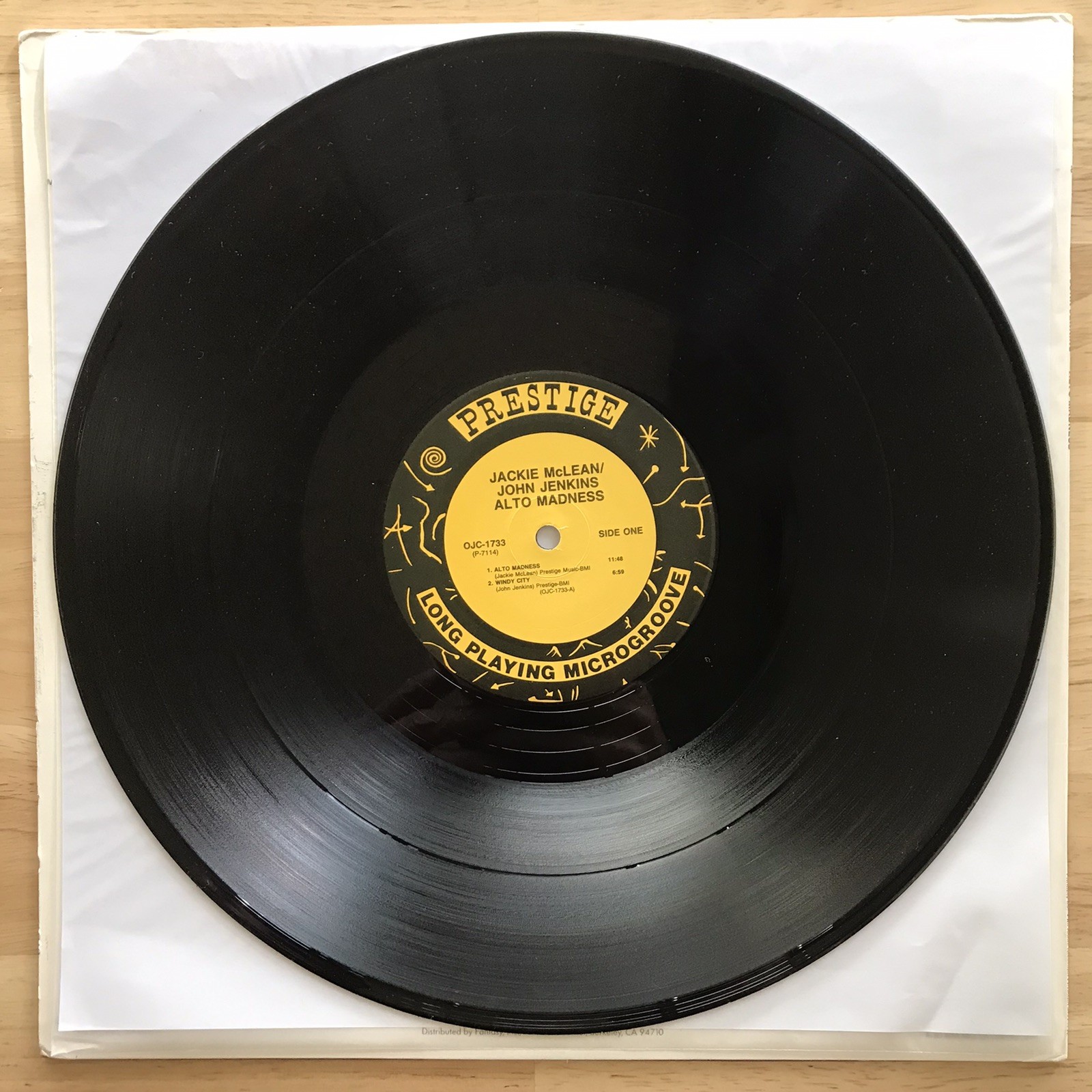 JACKIE McLEAN / JOHN JENKINS – ALTO MADNESS ~ Fantasy Prestige 7114 OJC 1733