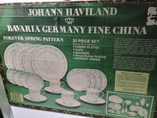 NOS Johann Haviland Forever Spring 20 pc Dinner Set w/ Box Germany