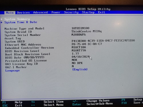 ThinkCentre M720q Intel I5-8400 2.8GHz 12GB RAM 128 GB SATA SSD WIFI Windows 11 - Picture 6 of 9
