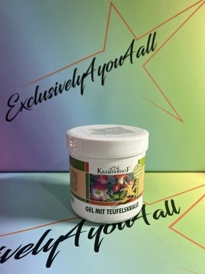 Devil's claw gel, Gel cu Gheara Diavolului, 250 ml, Krauterhof