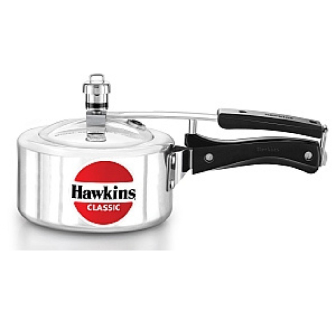 Hawkins Classic Edelstahl Schnellkochtopf, 1,5 Liter, Silber CL15 aus Aluminium