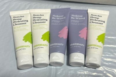 krave beauty 3 Matcha Hemp Hydrating Cleanser 2 makeup Re-wined