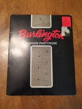 Vintage Burlington Small black swiss dot pantyhose