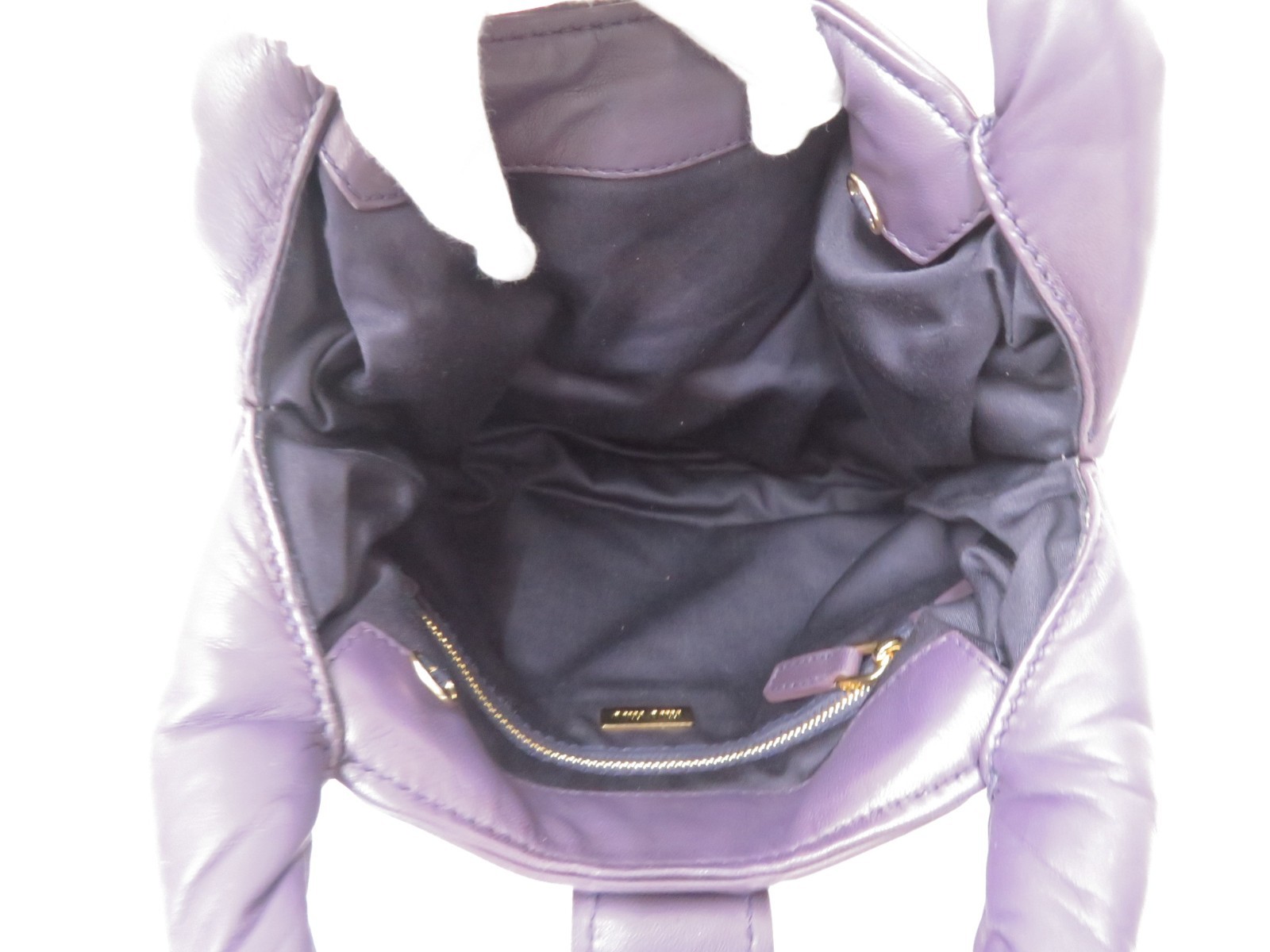 Authentic MIU MIU Leather  Hand Bag T#52467 — image 17