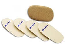 Cork Heel Lift X-Large 2 " Width 5mm Height Shoe Inserts 4-Pack