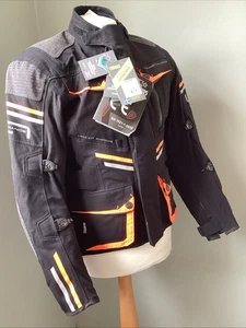 Lindstrands Sunne Laminated Waterproof Ce Aa Motorcycle Bike Jacket Eu 48 Uk 36