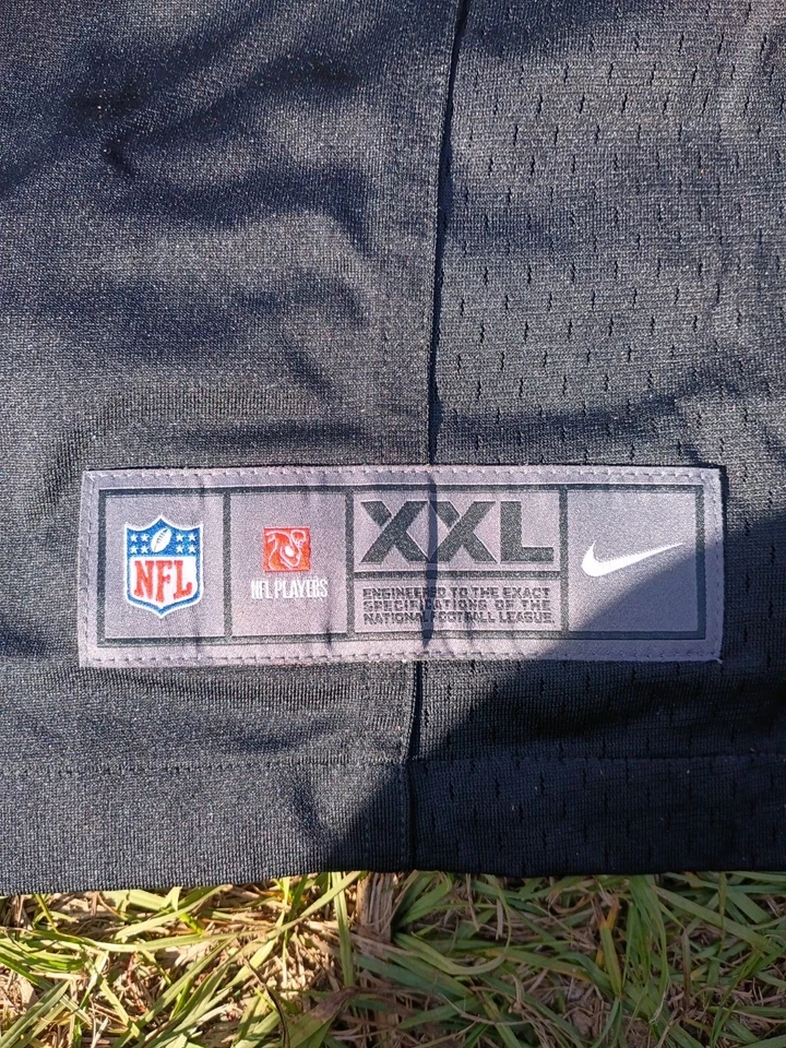 Camiseta Oakland Raiders On Field para hombre talla XXL Carson Palmer #3 Nike NFL Foto 3 de 4