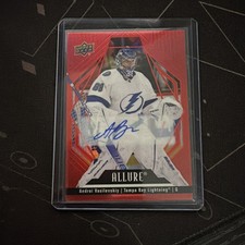 2022-23 Upper Deck Allure - Andrei Vasilevskiy #97 Red Rainbow Autographs (AU)