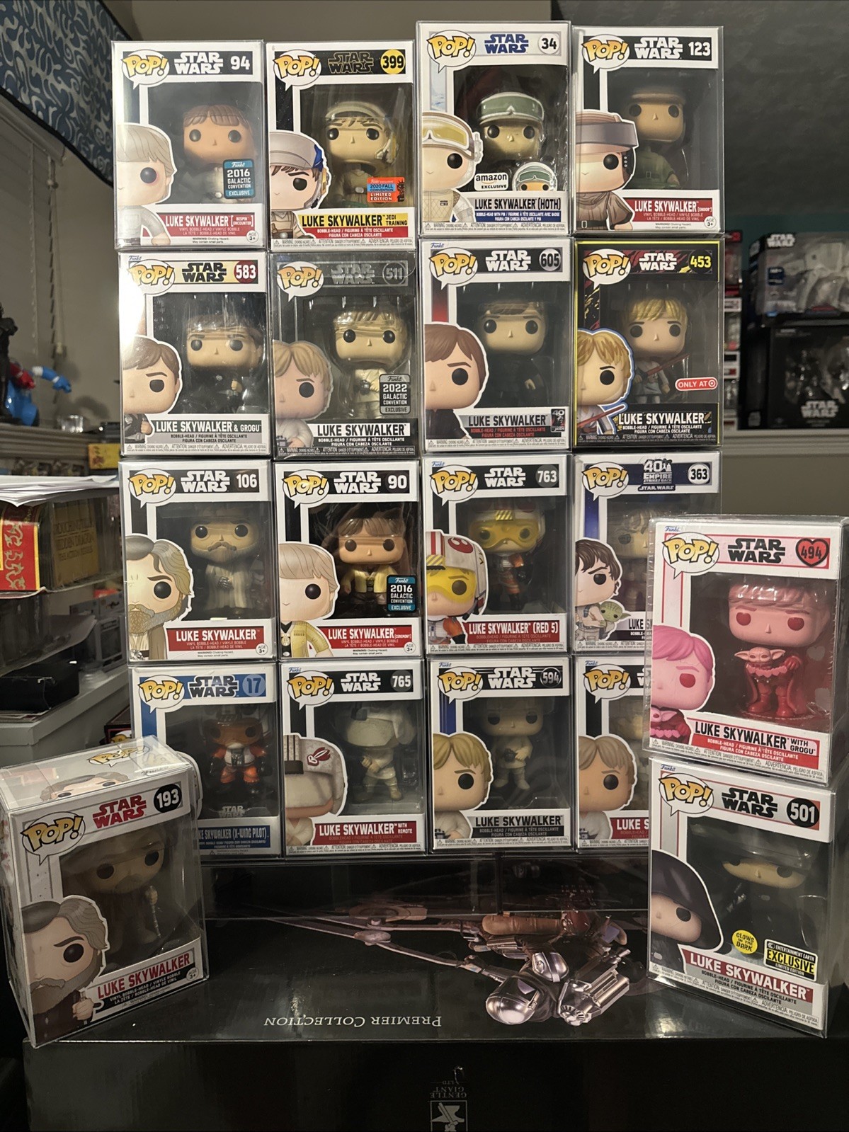 Funko Pop! Star Wars: The Luke Skywalker Colección Set de 20 Nuevos En Caja