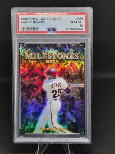 1999 Topps Finest - Milestone Barry Bonds #M6 /3000 PSA 10