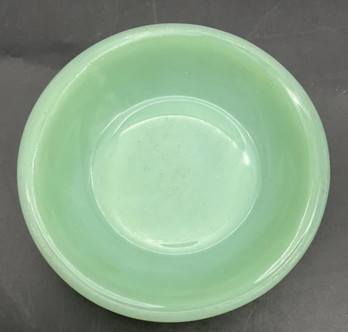 Jadite-Jadeite Fire King Restaurant Fruit Bowl-Oven Fire King Ware