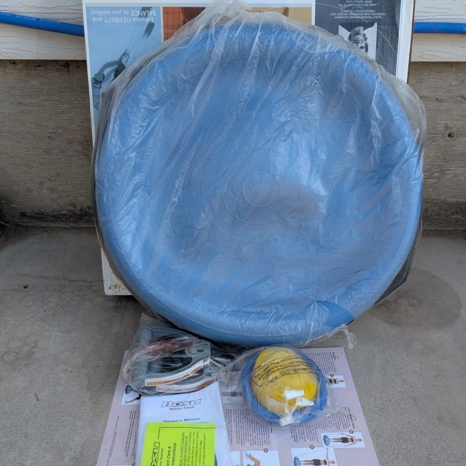 Bosu Power Training Balance Ball Set Fuerza Núcleo Hogar Gimnasio Entrenamiento Caja Abierta Nuevo en Caja Foto 4 de 4