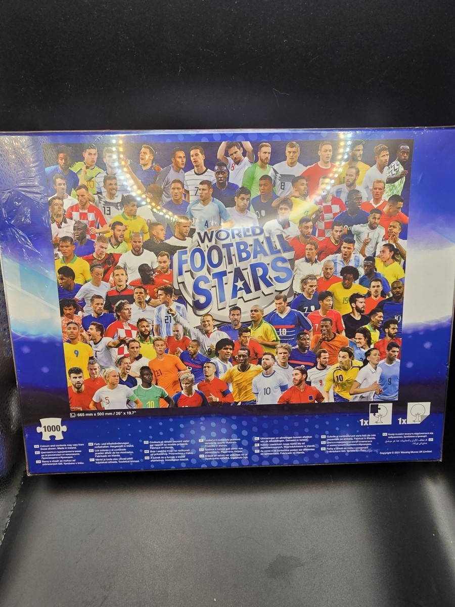 Winning Moves World Football Stars 1000 Piece Jigsaw Puzzle Game