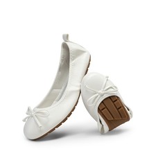 Women's Flats, Foldable Ballet Flats for Women, Bowknot Round Toe Comfort Lig...