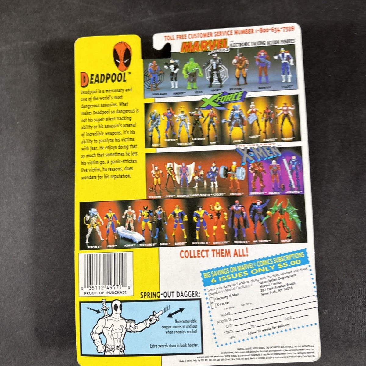 Deadpool ToyBiz 4957 Marvel Action Figure for sale online | eBay