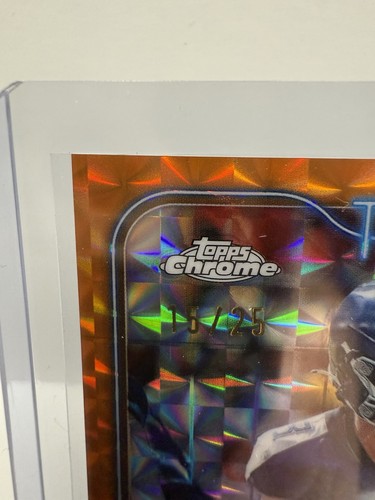 2024 Topps Chrome Lot Of 3 Will Levis Serial Numbered Refractors (/25, /75, /399 - Picture 4 of 20