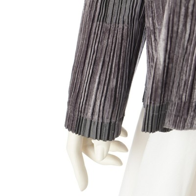 ISSEY MIYAKE テーラードジャケット IM14-FD025 Issey Miyake Polyester Pleated Tailored Jacket Checkered