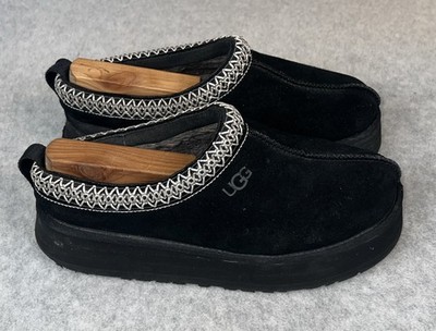 UGG Tazz II Black Suede Slipper Women s Shoe Size 9 Black 1122553 Preowned