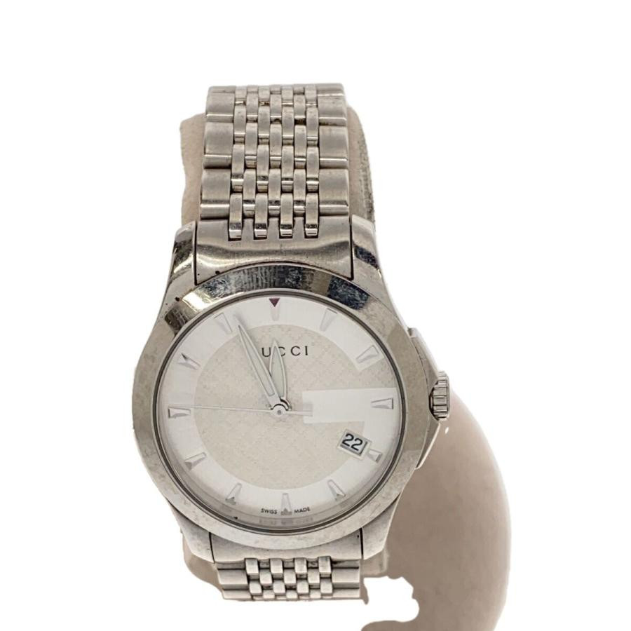 GUCCI 126.5 Case Size 3.4 ×2.9cm Wrist Size 15cm Used Watch #20127