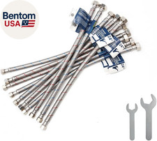 24 Inch Faucet Hose,10 Pcs Faucet Supply Lines 3/8" Comp X 1/2" FIP , Certified