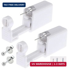 Ear Piercing Gun Kit - Lyuxzad 6Pcs Disposable Ear Piercing Kit Including 2Pcs S