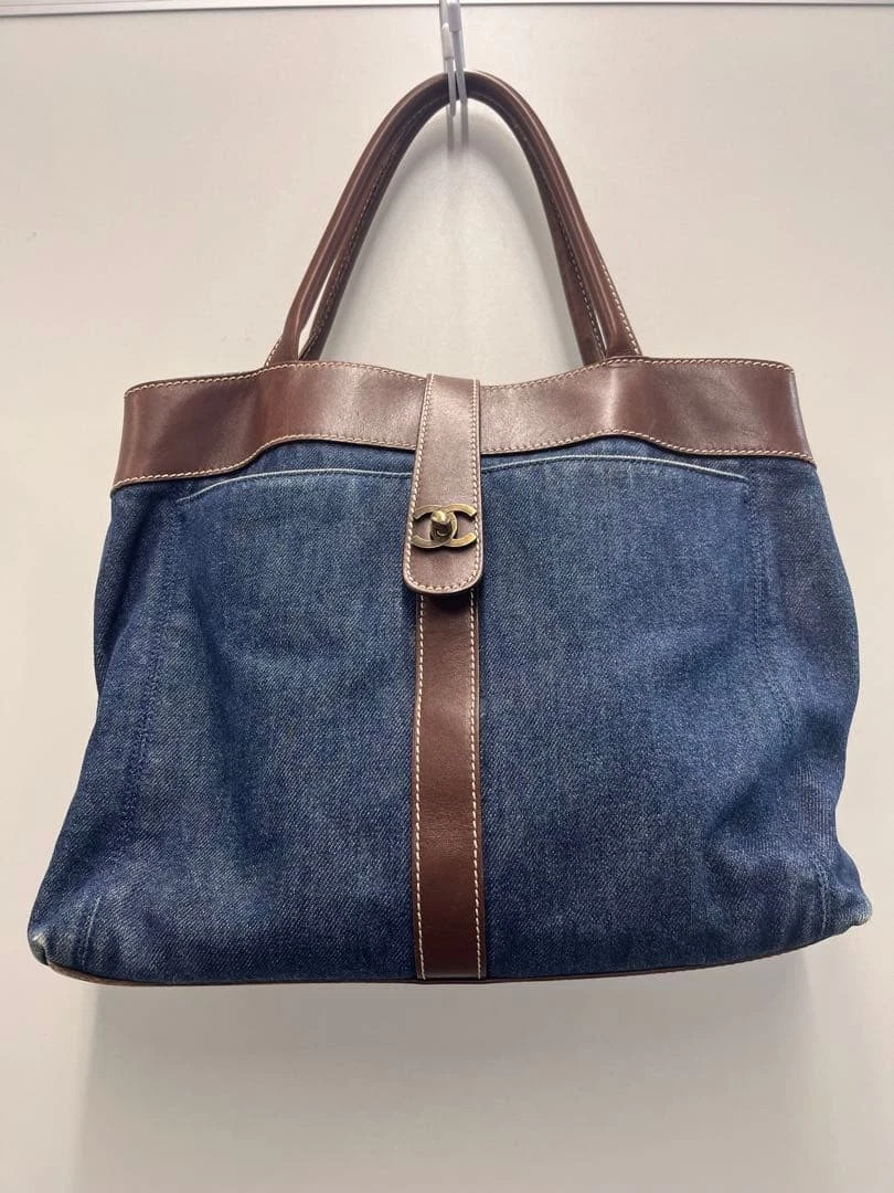CHANEL Denim Exterior Tote Bags & Handbags for Women for sale | eBay