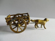 Carrello latte cane piombo vintage e Belgio