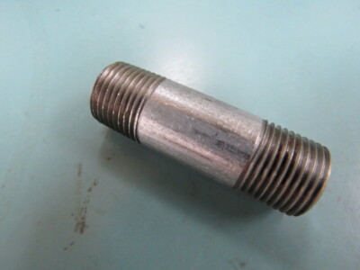 MCMASTER-CARR  4549K553 Qty of 2 per Lot Standard-Wall Galvanized Steel Threaded