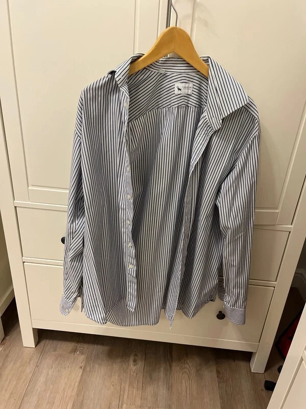 Men Boys Casual Formal BUSINESS OFFICE WORK LEISURE SHIRTS Long Sleeve 17" 43 cm - Image 4 of 4