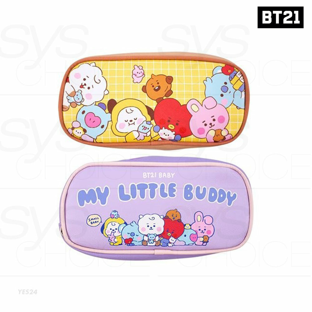 BTS BT21 Official Authentic Goods BABY MY LITTLE BUDDY Multi Pencil Pouch  TR#