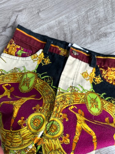 Vintage Made in France Marina Sitbon Kamosho Paris multicolour pants Size: 42 - Picture 7 of 10